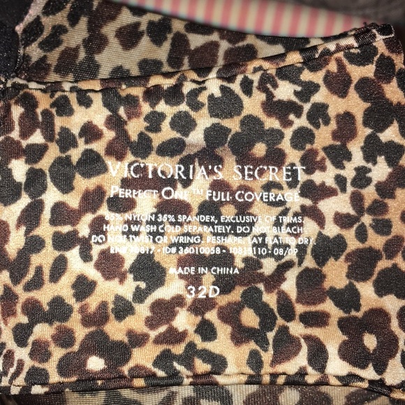 Cheetah Print Bra 32D - Picture 3 of 4